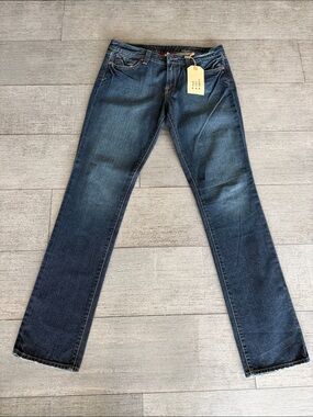 NWT Lucky Brand Lola Straight Jeans Dark Wash Women’s Size 12